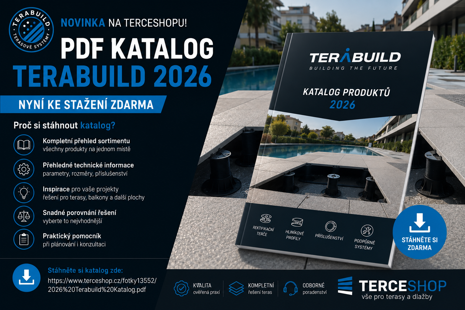 Nový katalog TERABUILD 2026 je ke stažení. Mějte kompletní přehled produktů vždy po ruce