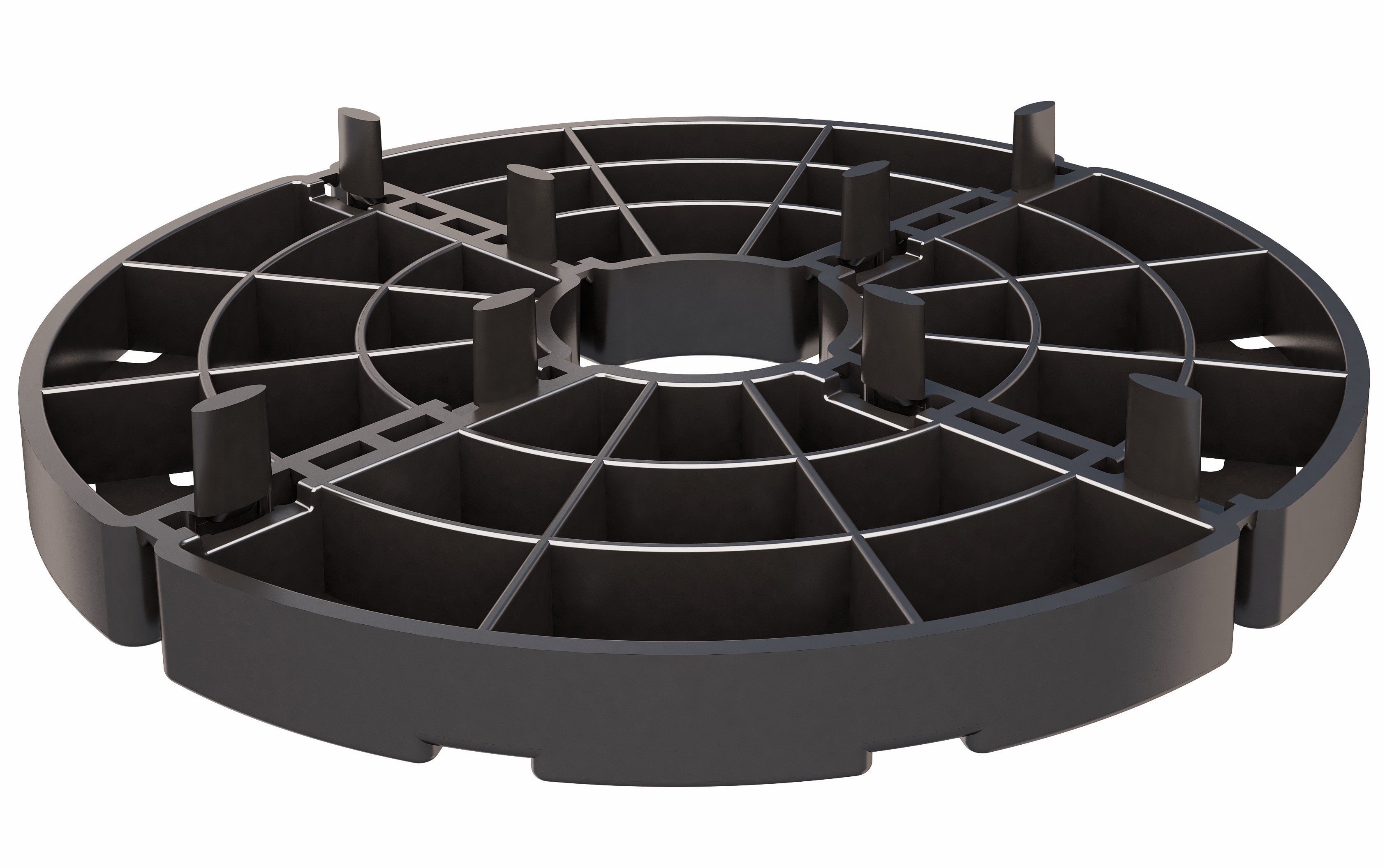 Terče pod dlažbu s pevnou výškou