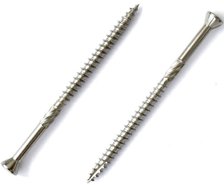 Terasové nerezové vruty