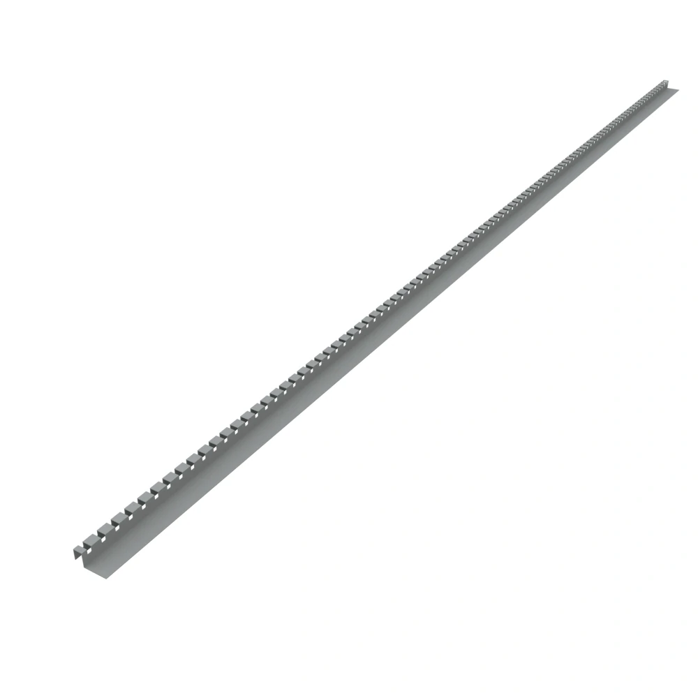 Stěnový dilatační plastový profil "DISTO" (Ral 7037 světle šedá, 19 mm)