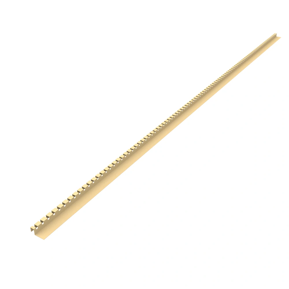 Stěnový dilatační plastový profil "DISTO" (Ral 1001 caramel, 19 mm)