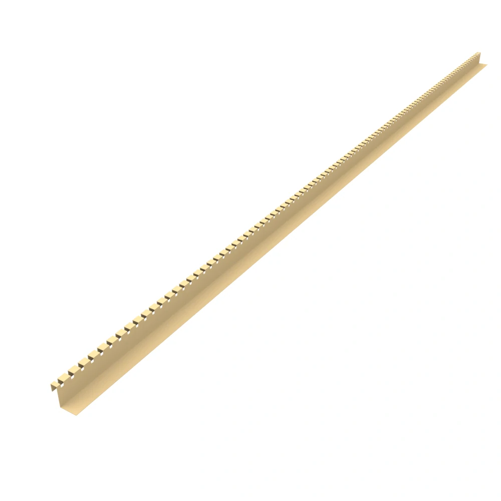 Stěnový dilatační plastový profil "DISTO" (Ral 1001 caramel, 38 mm)