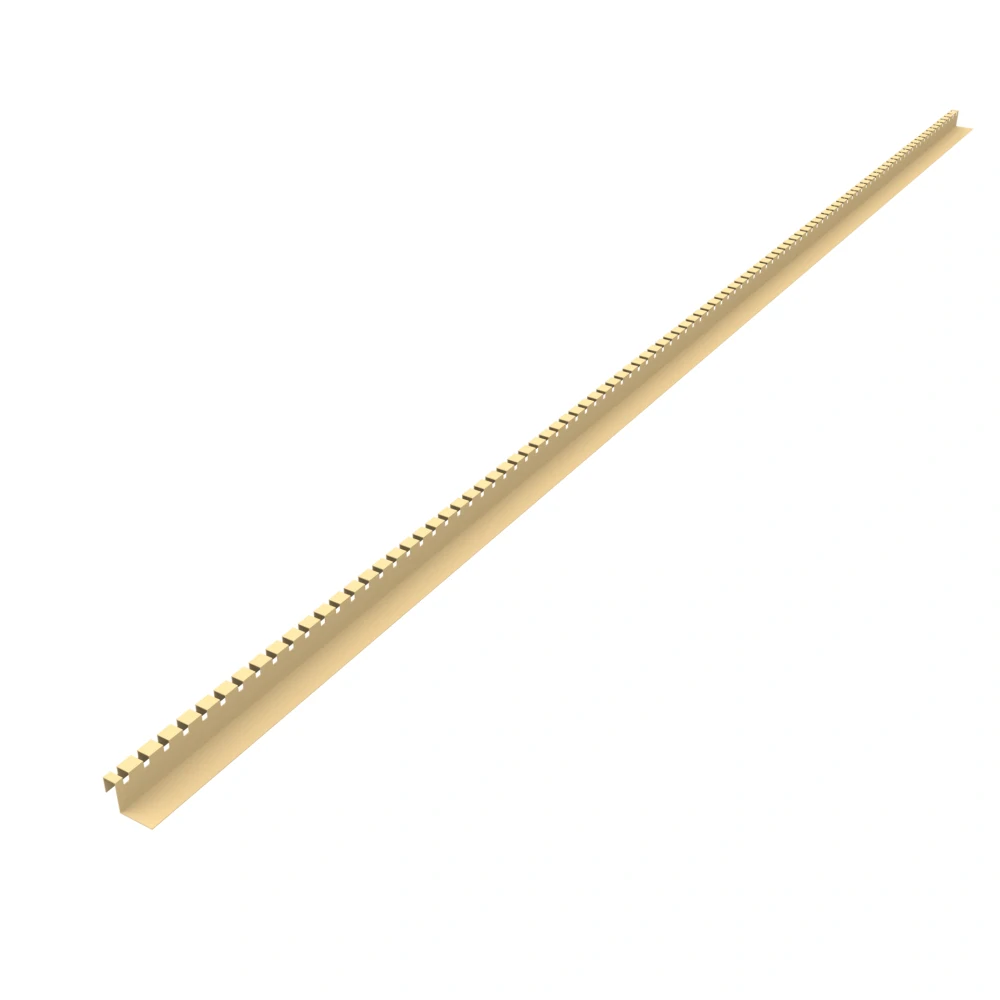 Stěnový dilatační plastový profil "DISTO" (Ral 1001 caramel, 28 mm)