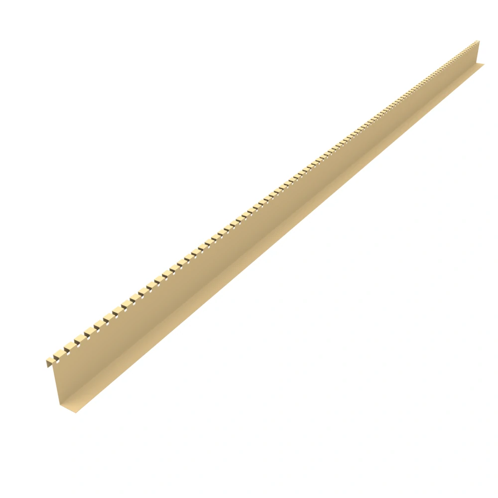 Stěnový dilatační plastový profil "DISTO" (Ral 1001 caramel, 77 mm)
