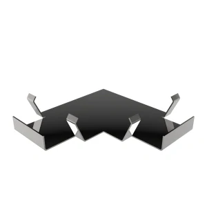 Rohový klip dolní na základnu terče