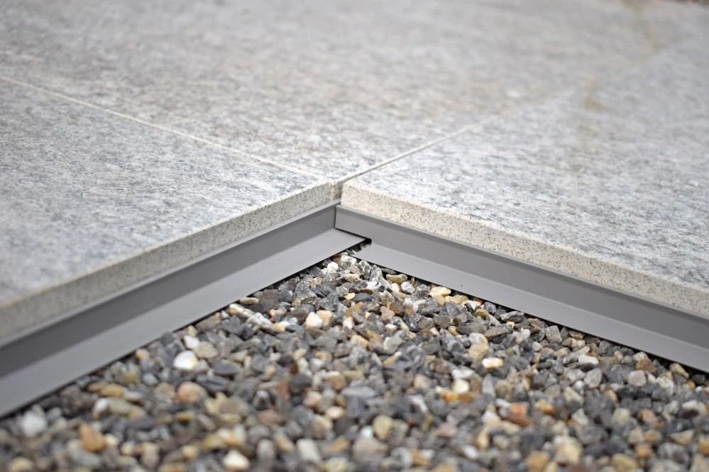 Spárovací profil pod dlažbu "SPARFIX" 2000 MM (Ral 7038 světlé šedá)