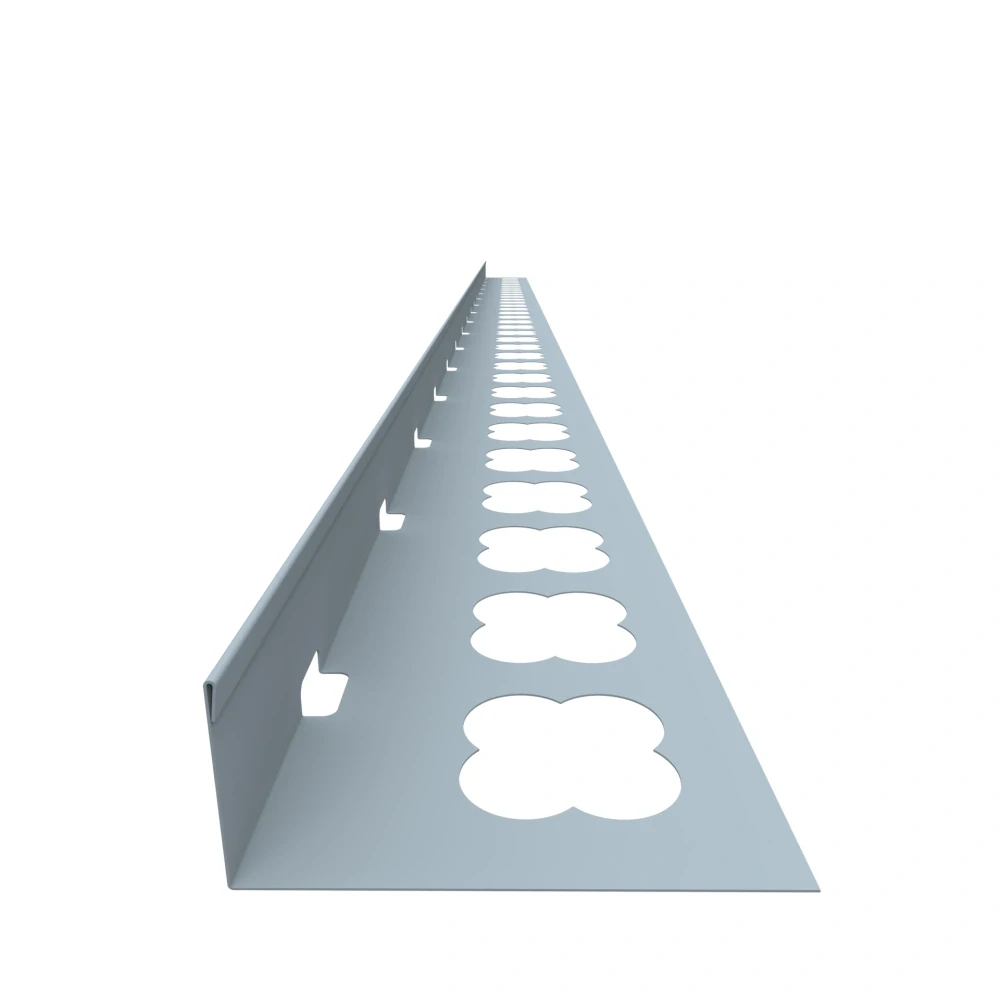 Terasový ukončovací profil L (2000×40) (hnědá RAL 8017)