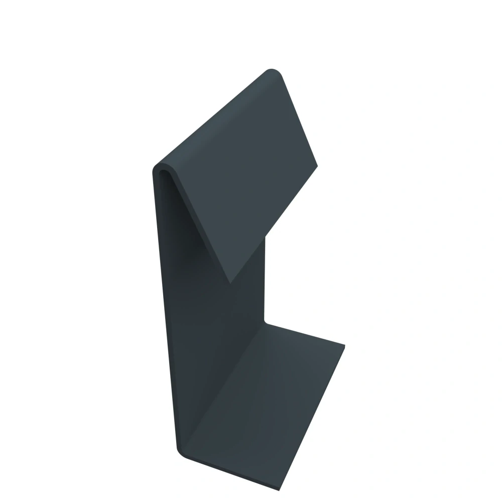 Terasová spojka k "C" profilům (šedá RAL 7001, 70 mm)