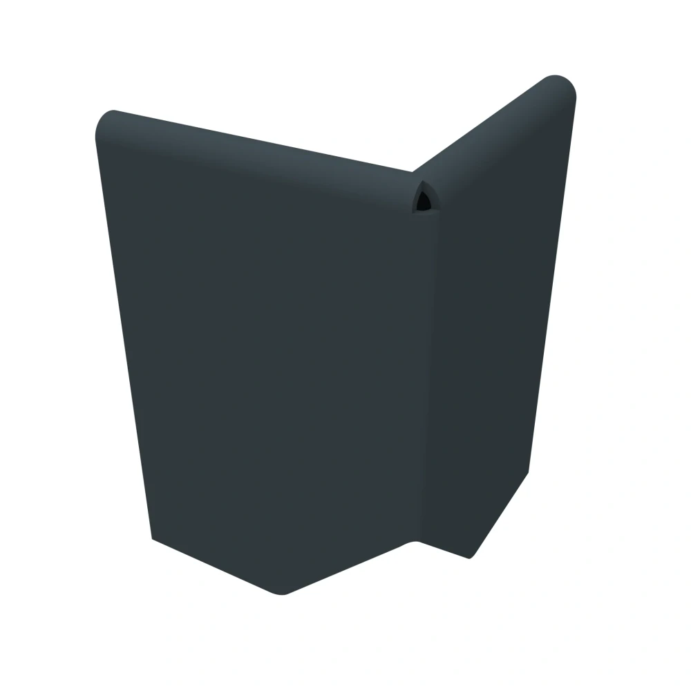 Roh vnější k "C" profilům (šedá RAL 7001, 170 mm)