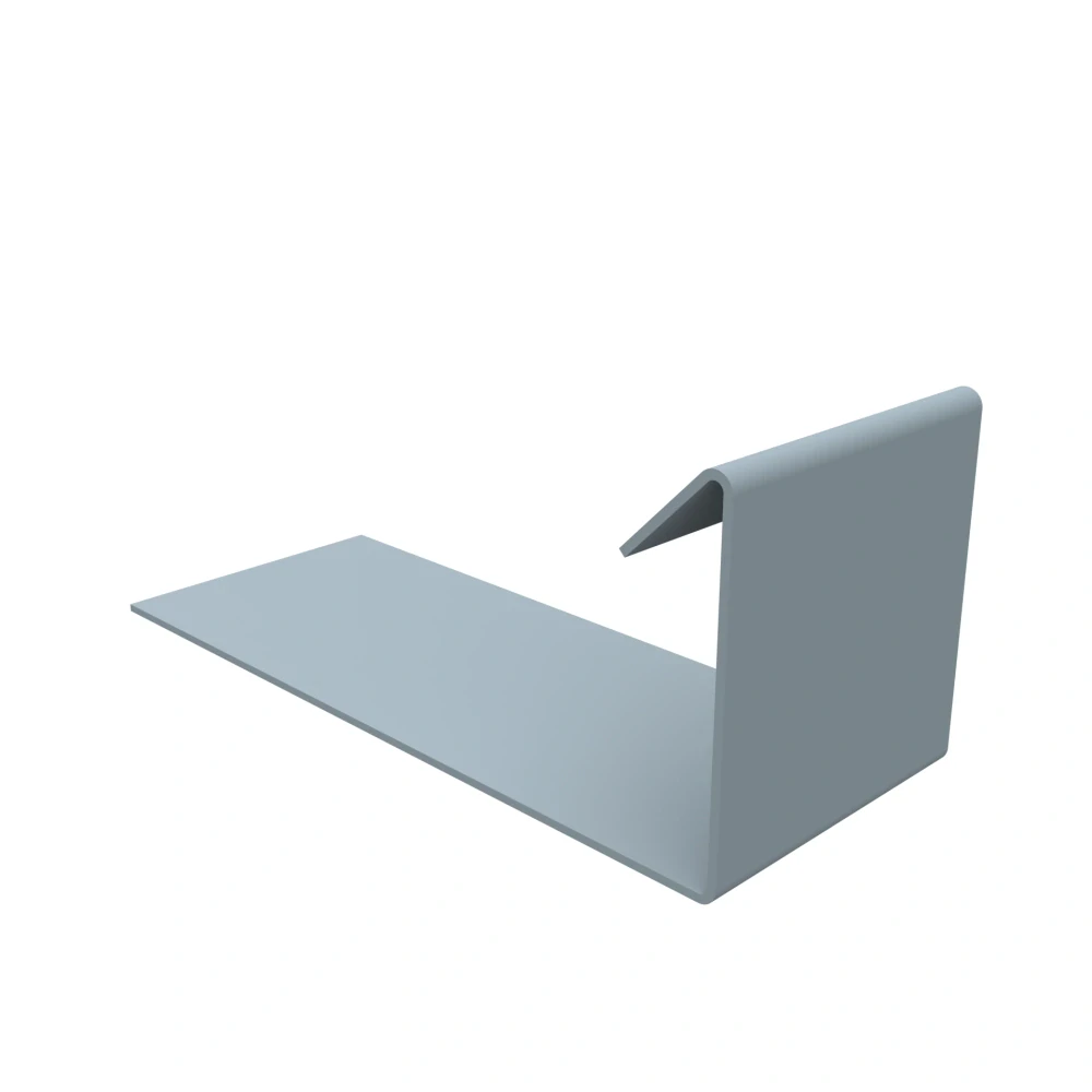 Terasová spojka "L" (šedá RAL 7001, 40 mm)