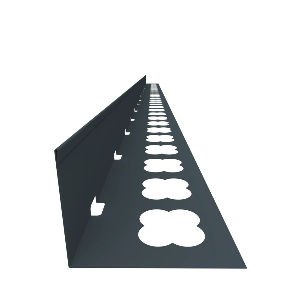 Balkónový ukončovací profil L (2000x70) (antracit RAL 7016)