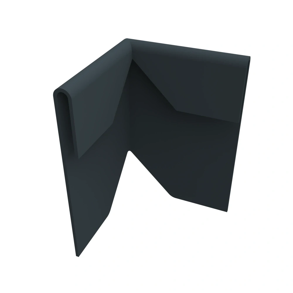 Roh vnější k "C" profilům (šedá RAL 7001, 170 mm)