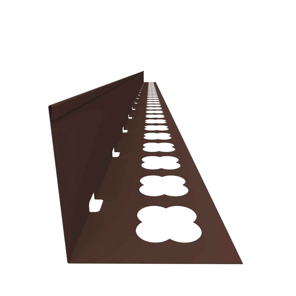 Balkónový ukončovací profil L (2000x90) (antracit RAL 7016)