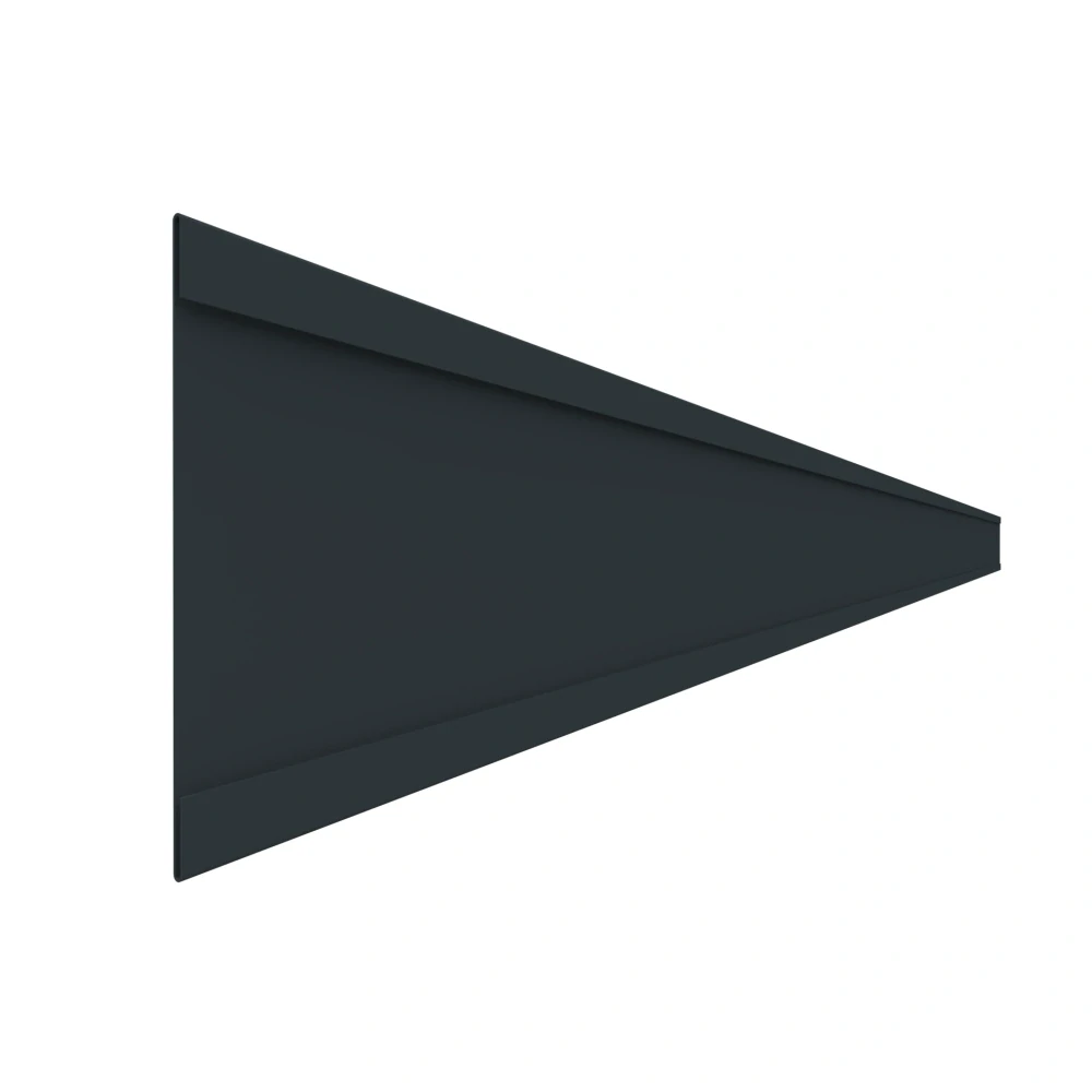 Balkonový ukončovací profil "C" 110 mm (šedá RAL 7001)