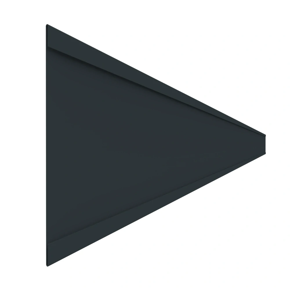 Balkonový ukončovací profil "C" 140-200 mm (šedá RAL 7001, 200 mm)