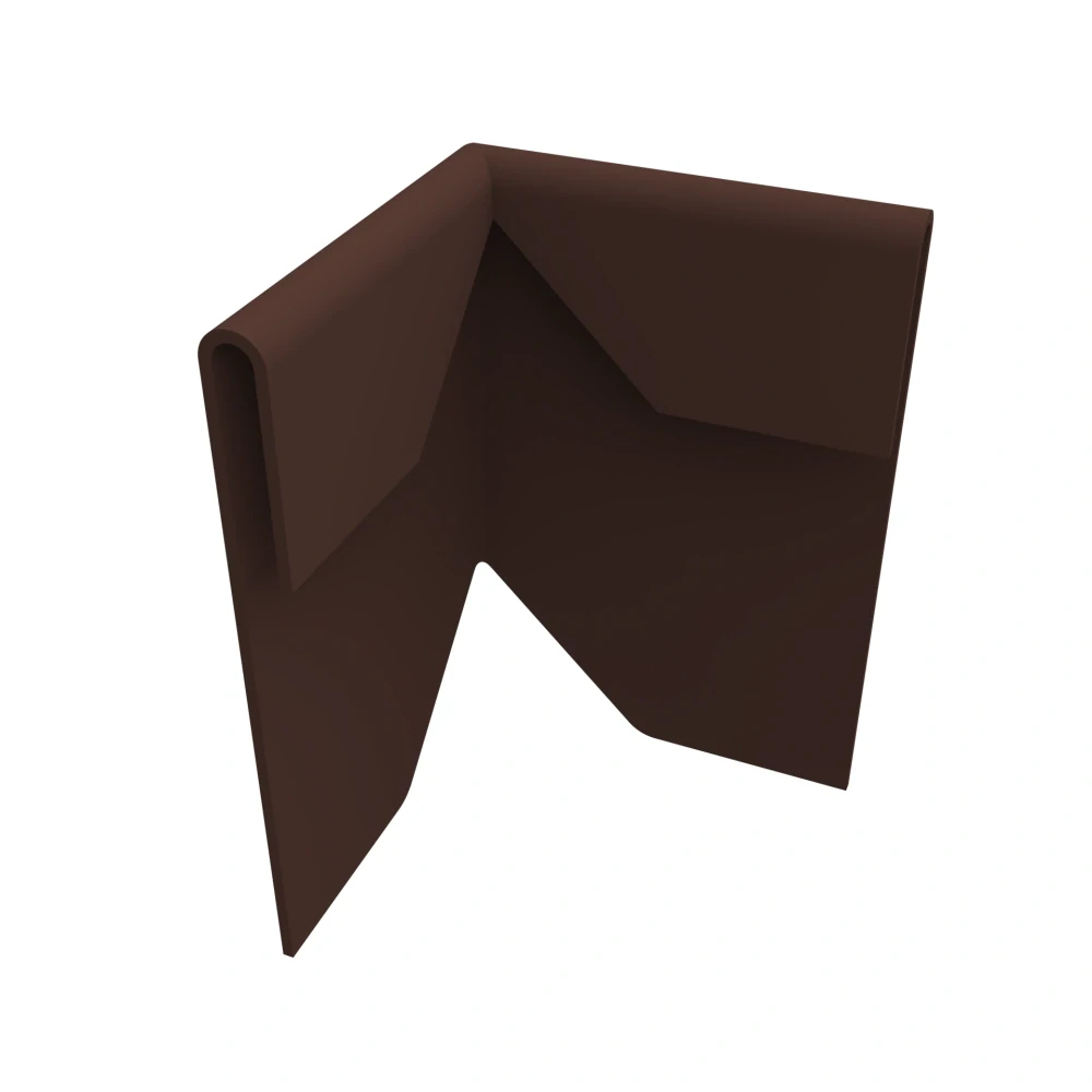 Roh vnější k "C" profilům (šedá RAL 7001, 170 mm)