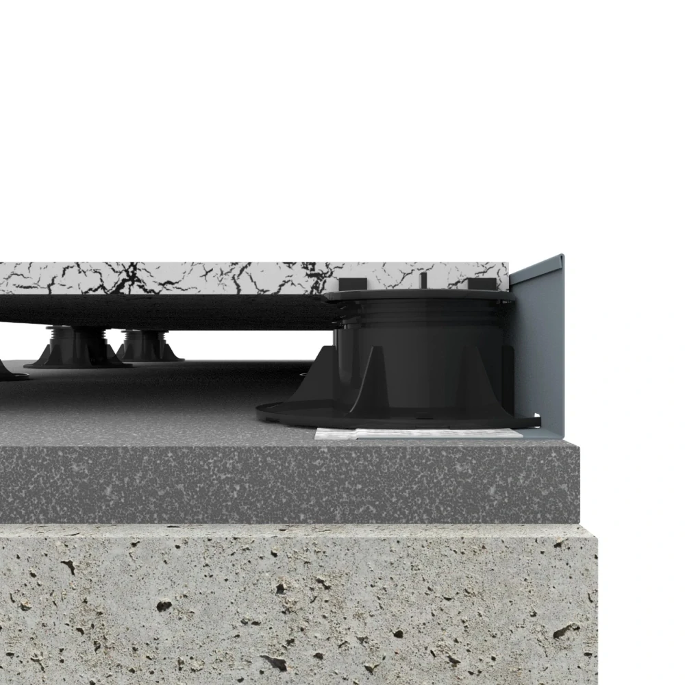 Balkónový ukončovací profil L (2000x90) (antracit RAL 7016)