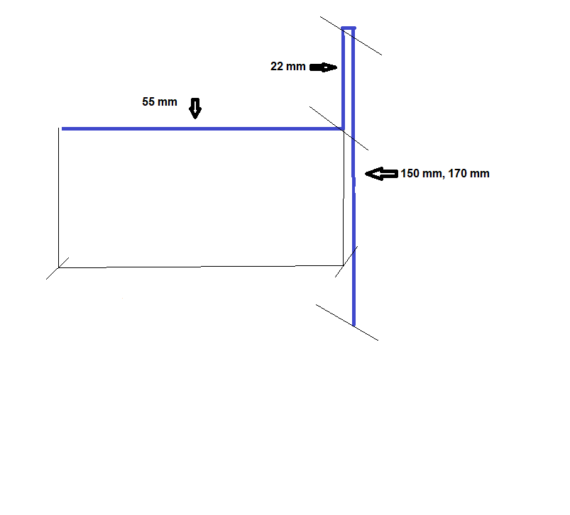 Ukončovací profil pro dřevěné nebo WPC terasy 200 mm (hnědá RAL 8017)